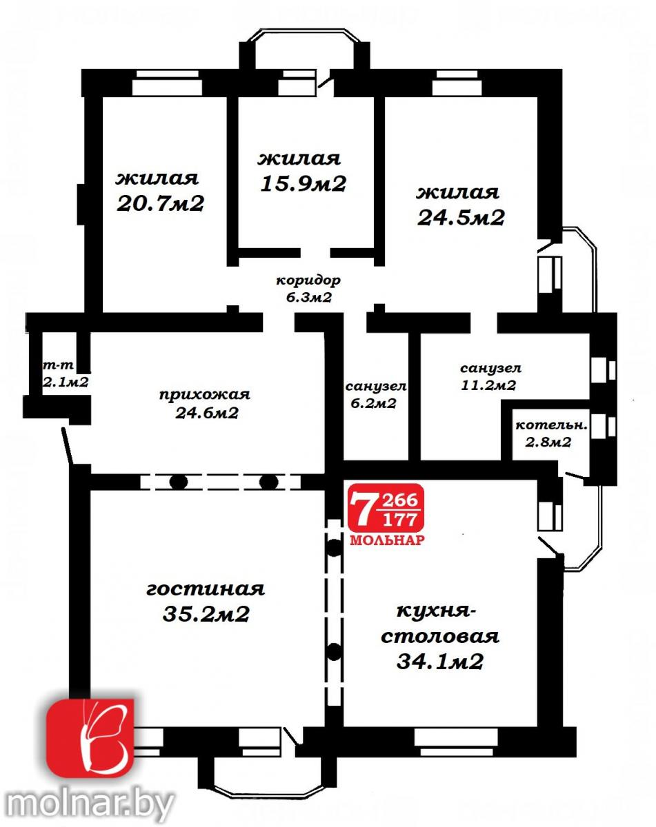 Продам 4-комнатную квартиру в Минске в Советском р-не, Никитина ул., 10