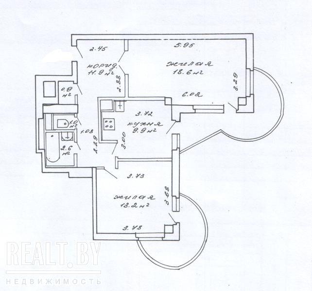 Сдается 2-комнатная квартира в Минске в Советском р-не, Комаровка, Веры Хоружей ул.