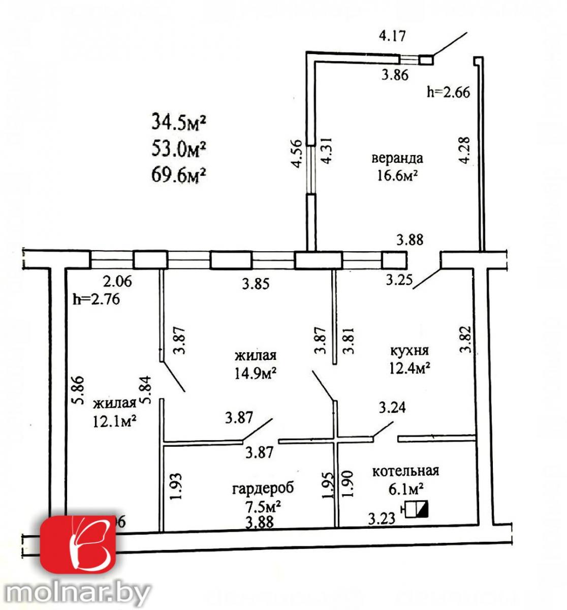 Продам 2-комнатную квартиру в