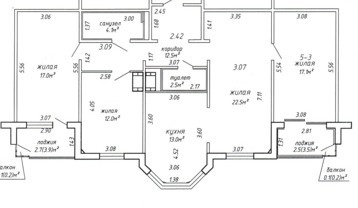 Продам 4-комнатную квартиру в Минске в Центральном р-не, Нововиленская ул., 7Б