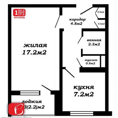Продам 1-комнатную квартиру  Минск, Плеханова ул., 68/1, Заводской р-н, Серебрянка