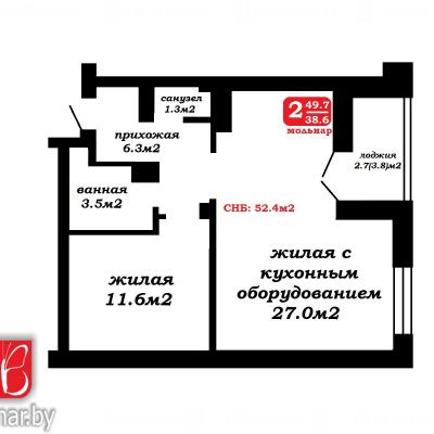 Продам 2-комнатную квартиру  Минск