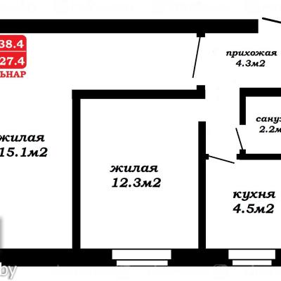 Продам 2-комнатную квартиру  Минск, Московский р-н
