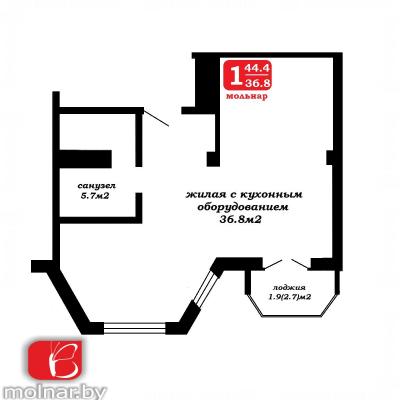 Продам 1-комнатную квартиру Минск, Восточная ул., 72, Советский р-н, Зеленый луг