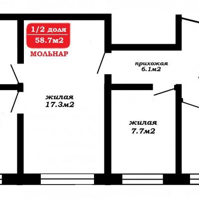 Продам комнату  Минск, Ландера ул., 78, Октябрьский р-н, Курасовщина